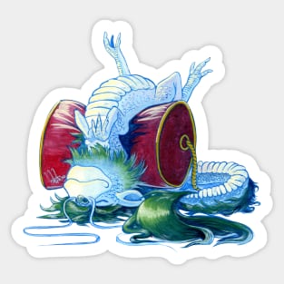 Sleeping dragon Sticker